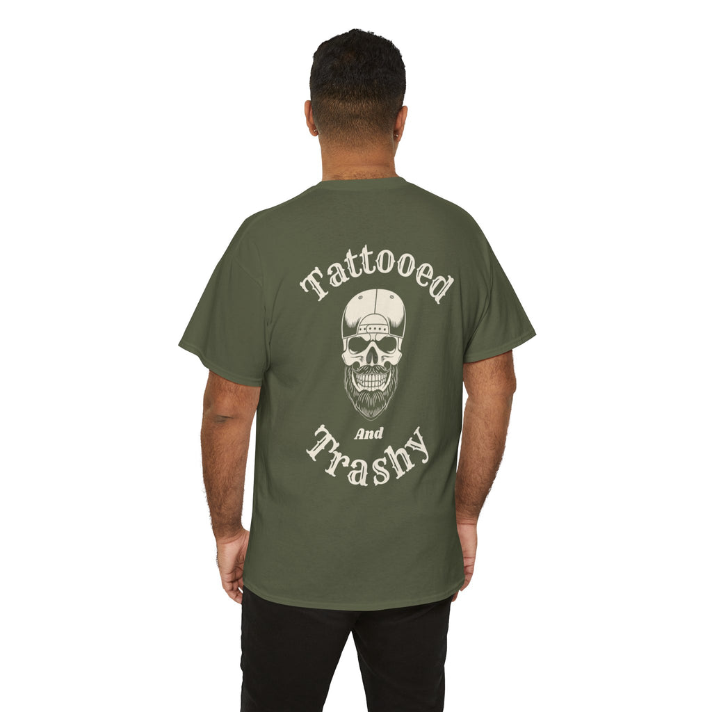 Tattooed and Trashy Skull T-Shirt