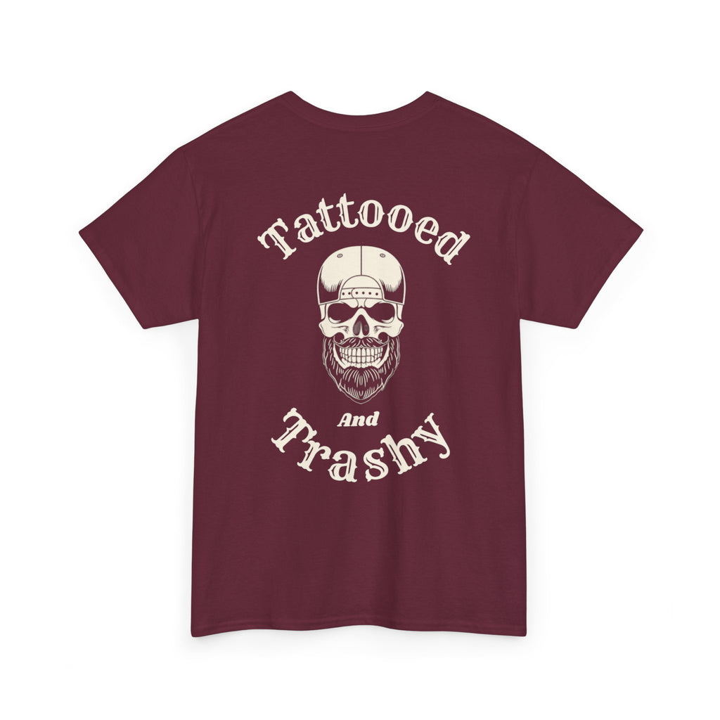 Tattooed and Trashy Skull T-Shirt