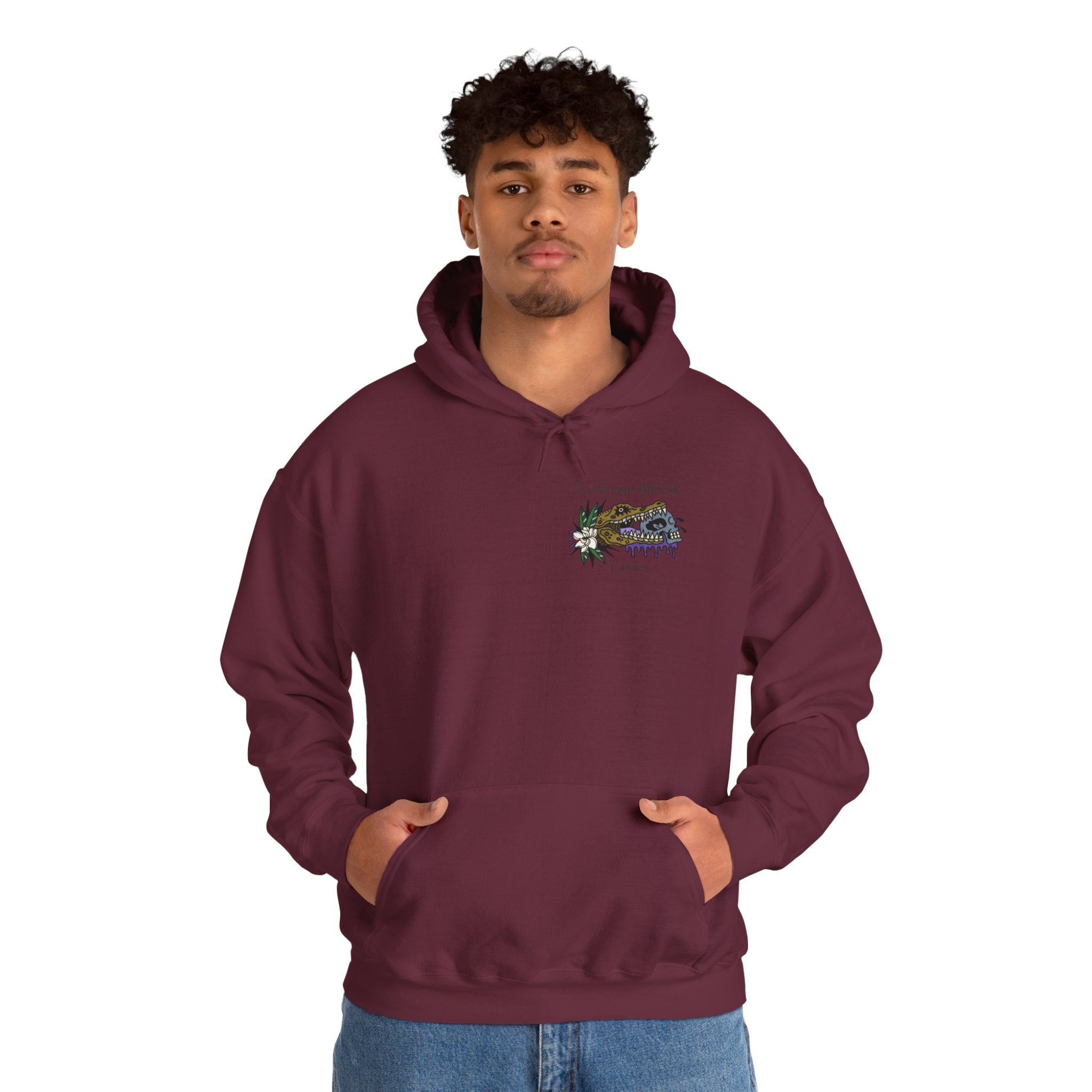 Tattooed Panthers Hoodie – “I Have Tattoos Under Here, But I’m Cold” Cozy Graphic Sweatshirt